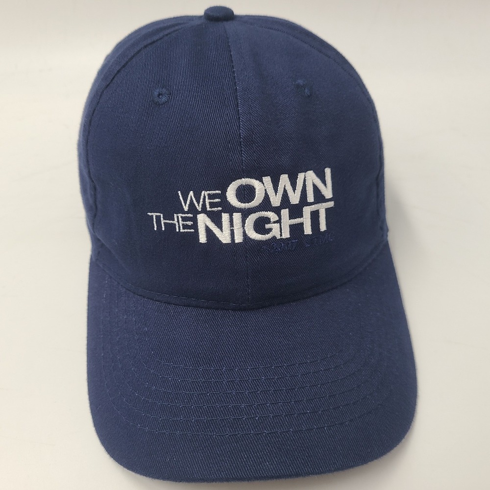 Vintage We Own The Night Movie Promo Hat Adjustable 2007 Crime Thriller Blue Men